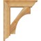 Ekena Millwork Westlake Traditional Rough Sawn Bracket w/ Offset Brace, Western Red Cedar, 6"W x 20"D x 24"H BKT0604X20X24WTL01RWR - alternate 3